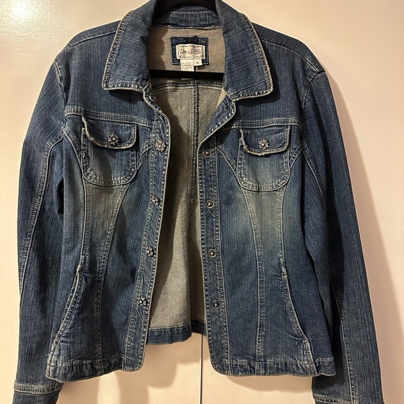 Live a Little XL Women’s Jean Jacket - Picture 5 of 12
